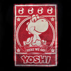 Produktbild Super Mario - Yoshi Here We Go Poster T-Shirt schwarz