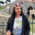 Image produit La Belle et la Bête - T-shirt éclaboussures de Tassilo pour femmes gris