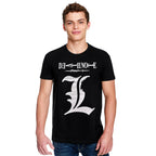 Immagine del prodotto Death Note - T-shirt nera con silhouette di L