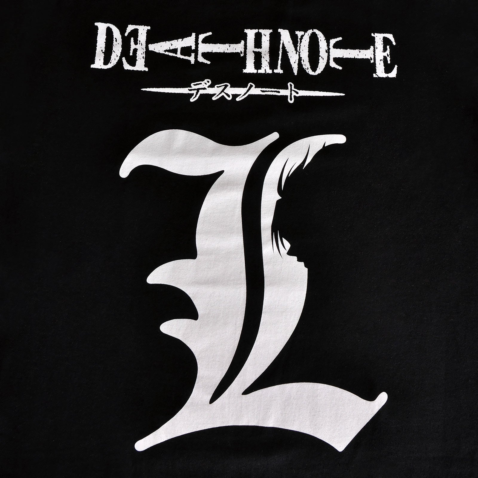 Immagine del prodotto Death Note - T-shirt nera con silhouette di L