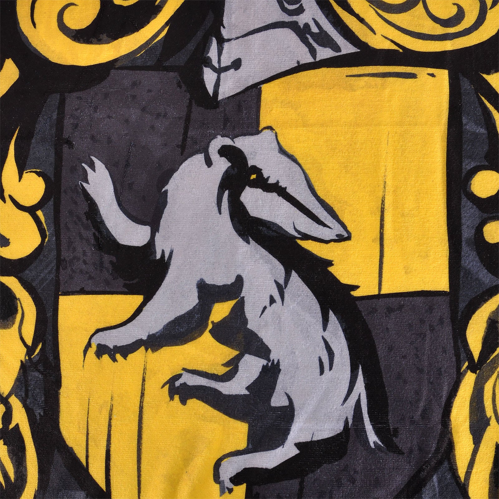 Produktbild Harry Potter - Hufflepuff Wappen Strandtuch