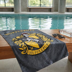 Produktbild Harry Potter - Hufflepuff Wappen Strandtuch