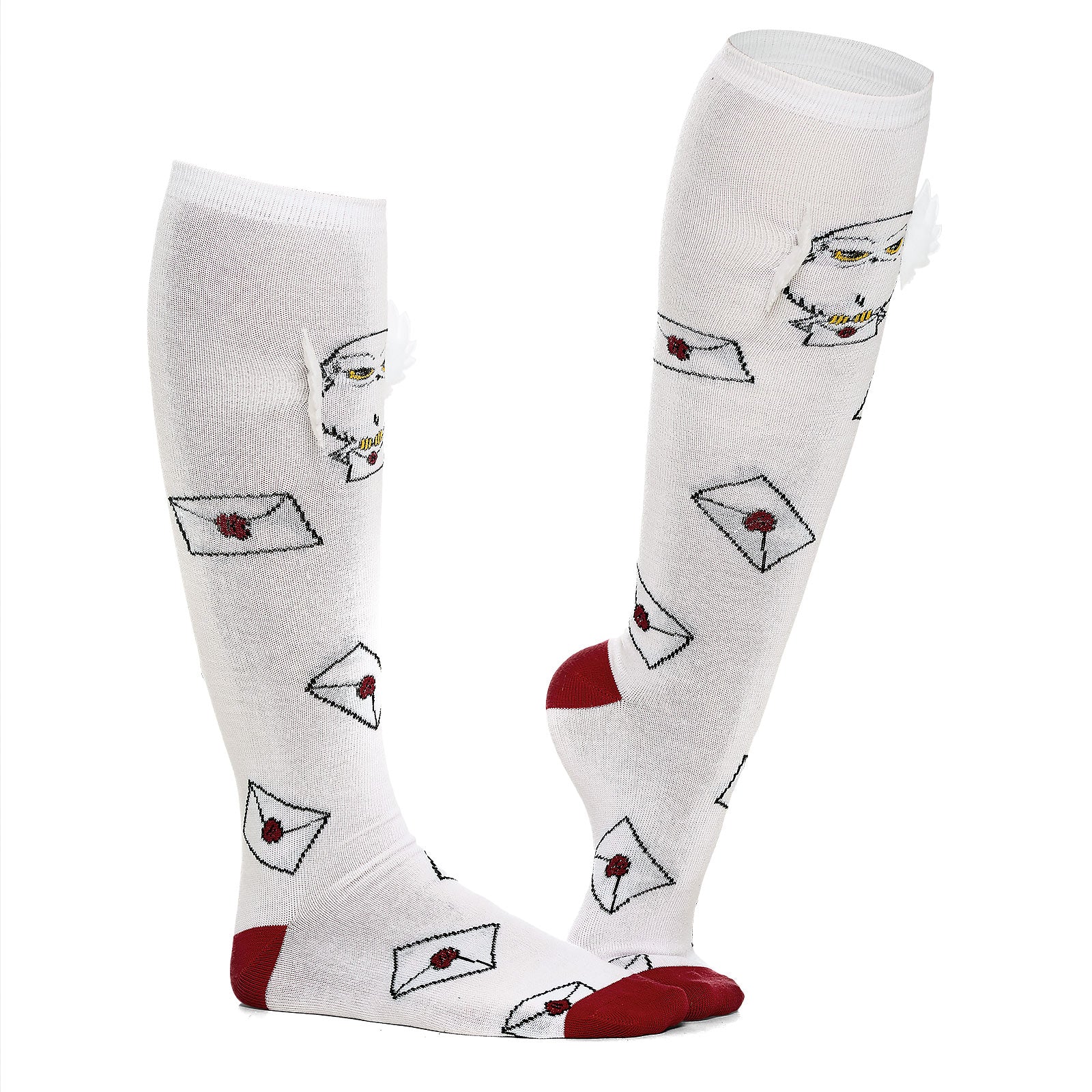 Immagine del prodotto Harry Potter - Calzini al ginocchio Hedwig bianchi