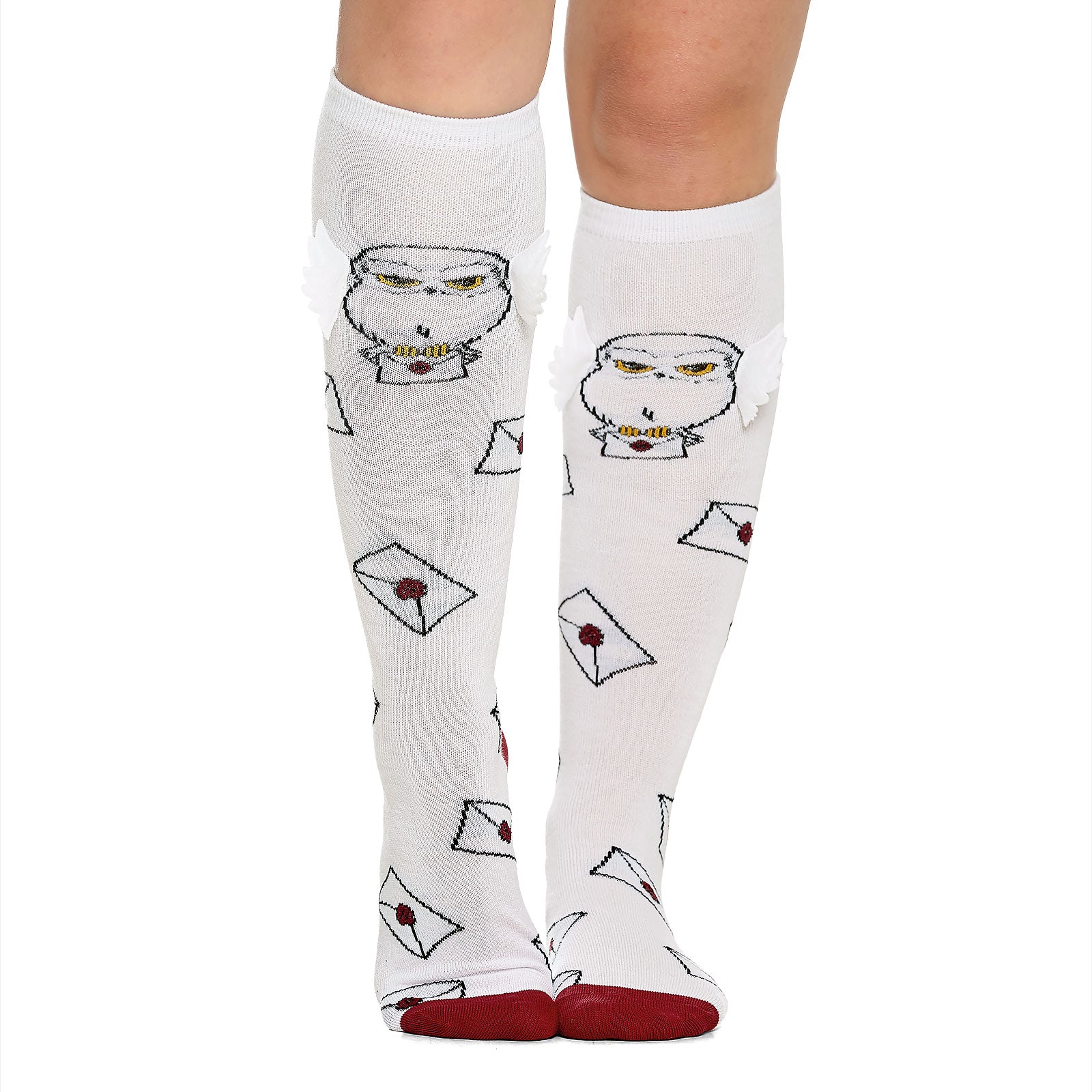 Immagine del prodotto Harry Potter - Calzini al ginocchio Hedwig bianchi
