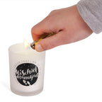 Immagine del prodotto Harry Potter - Candela Mischief Managed in vetro