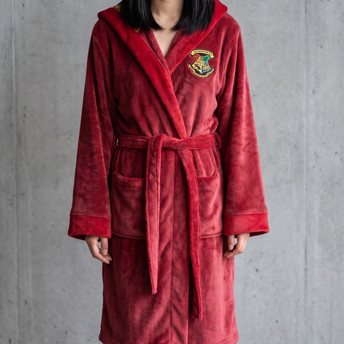 Immagine del prodotto Harry Potter - Accappatoio rosso con stemma di Grifondoro