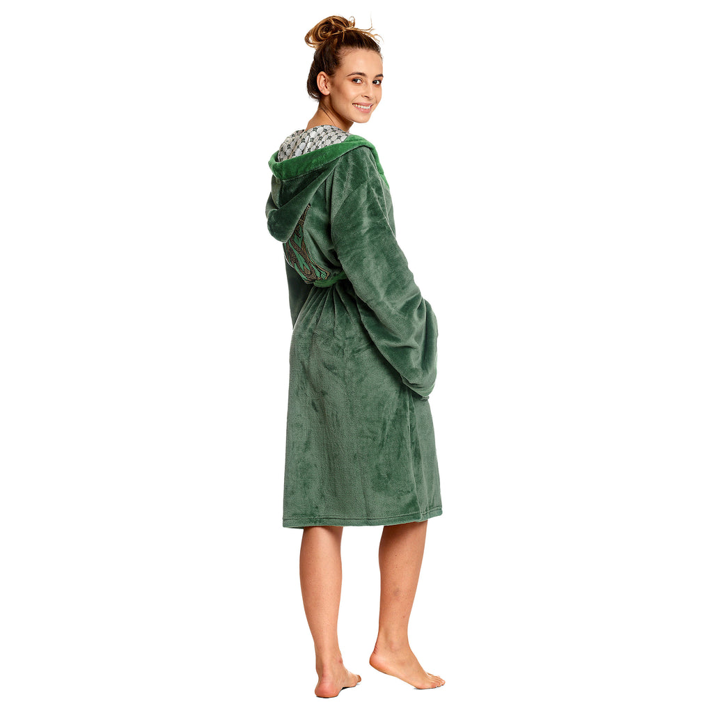 Immagine del prodotto Harry Potter - Accappatoio verde con stemma di Serpeverde