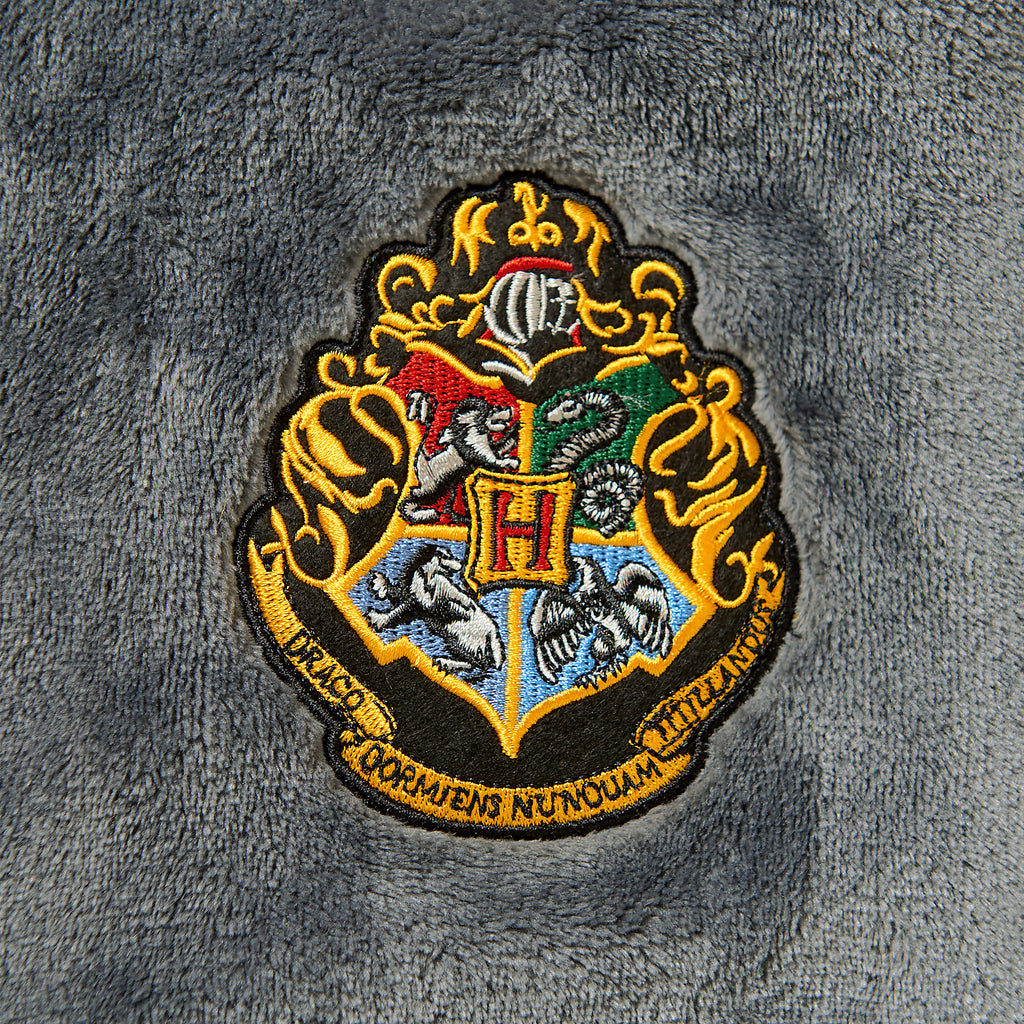 Image produit Harry Potter - Peignoir gris à écusson de Poufsouffle