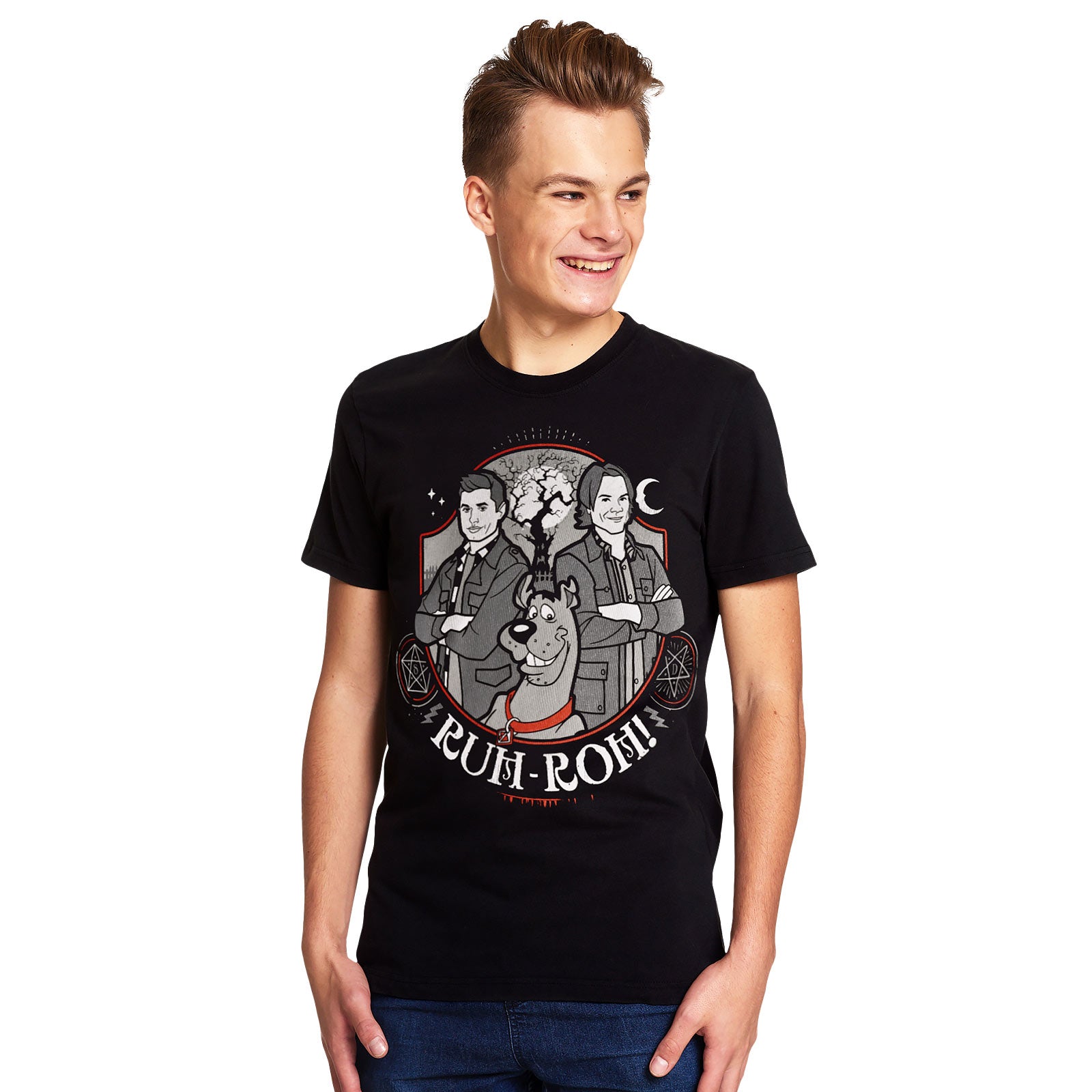 Produktbild Supernatural - Scoobynatural Ruh-roh! T-Shirt schwarz