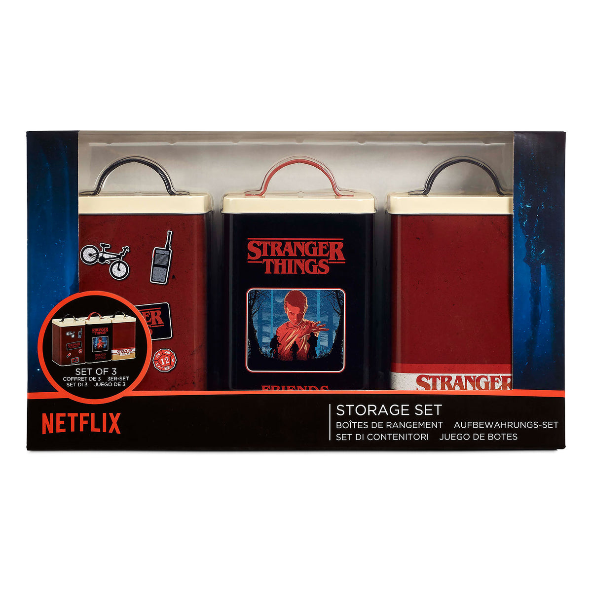 Produktbild Stranger Things - Retro Dosen Set