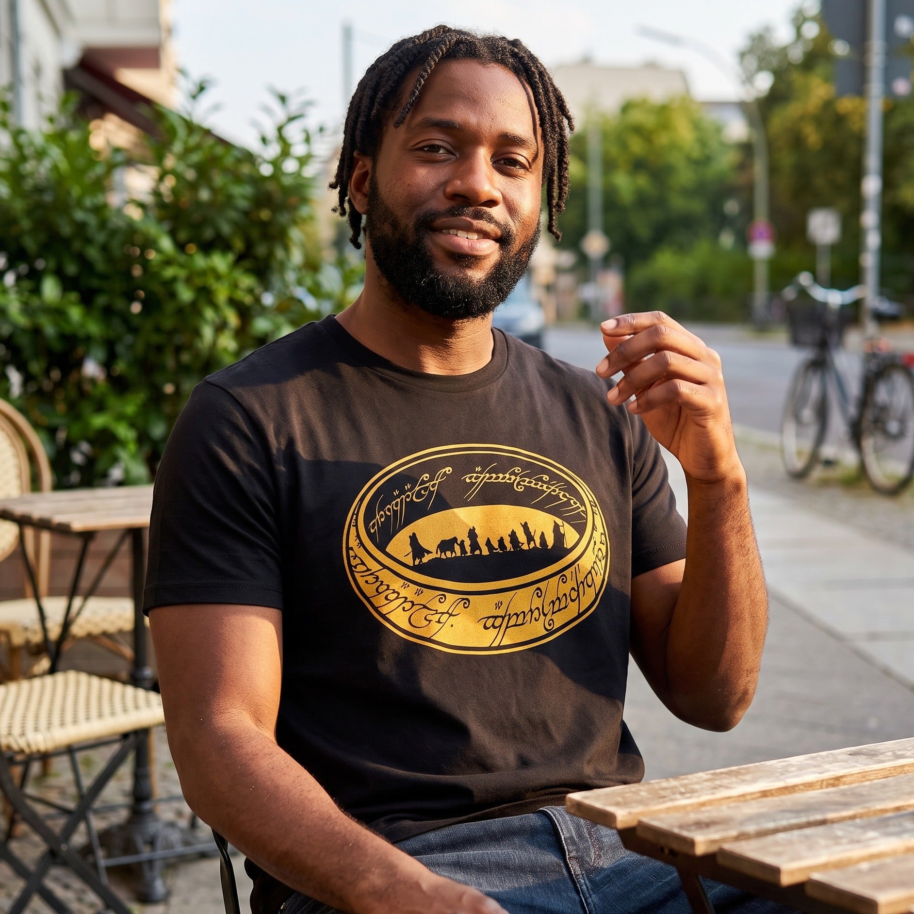 Immagine del prodotto Il Signore degli Anelli - T-shirt nera dei Compagni dell'Anello