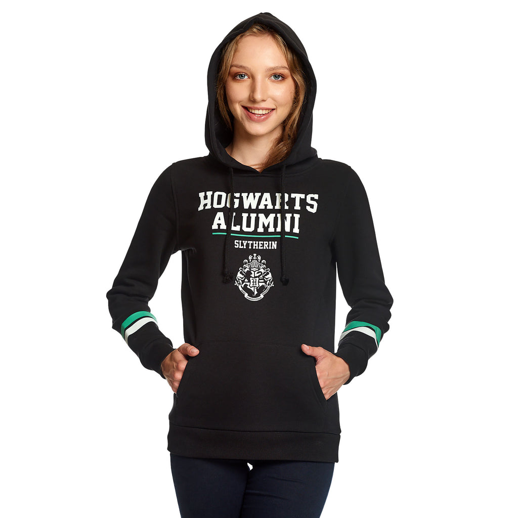 Immagine del prodotto Harry Potter - Slytherin Hogwarts Alumni Hoodie per donne nero
