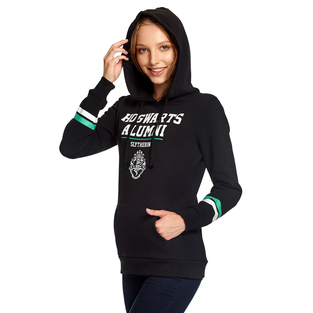 Immagine del prodotto Harry Potter - Slytherin Hogwarts Alumni Hoodie per donne nero