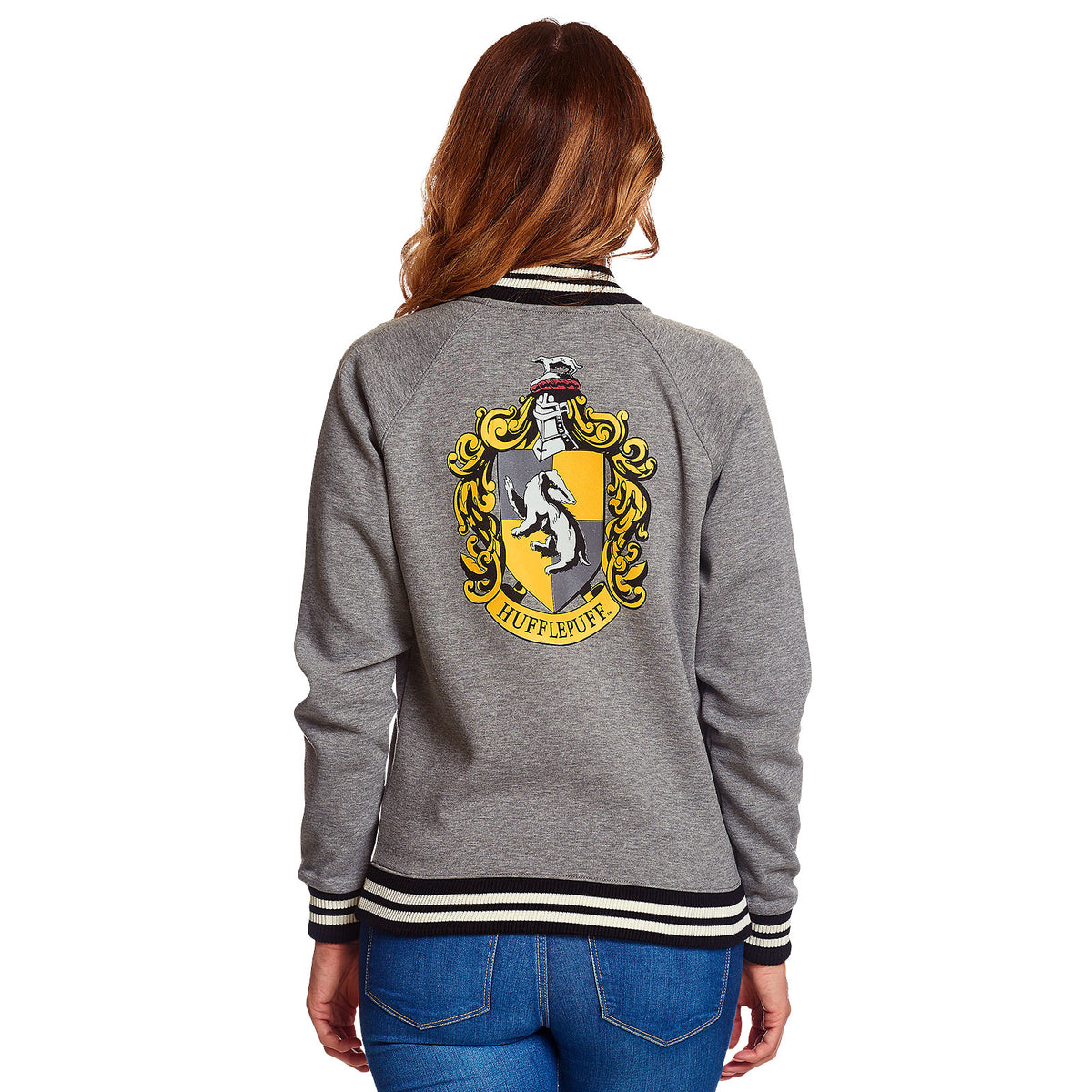 Product image Harry Potter - Hufflepuff Crest College Jacket Women's grey