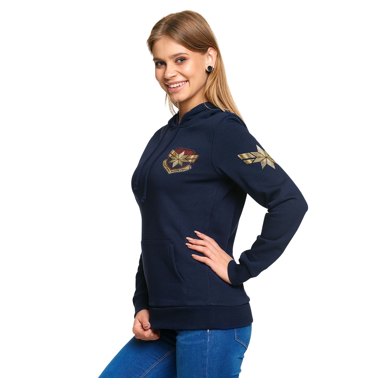 Product image Captain Marvel - Star Logo Hoodie Women's Blue