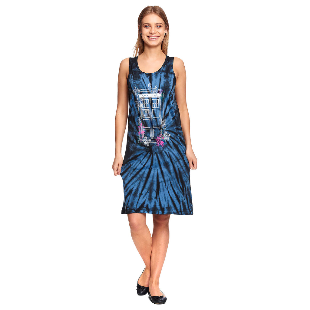 Image produit Doctor Who - Mini robe Batik Floral Tardis