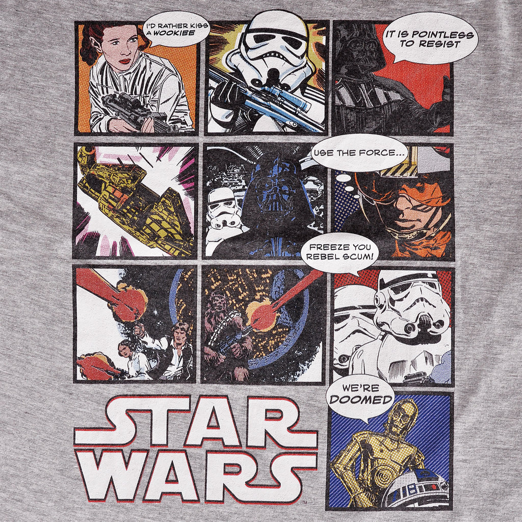 Image produit Star Wars - T-shirt de bande dessinée gris