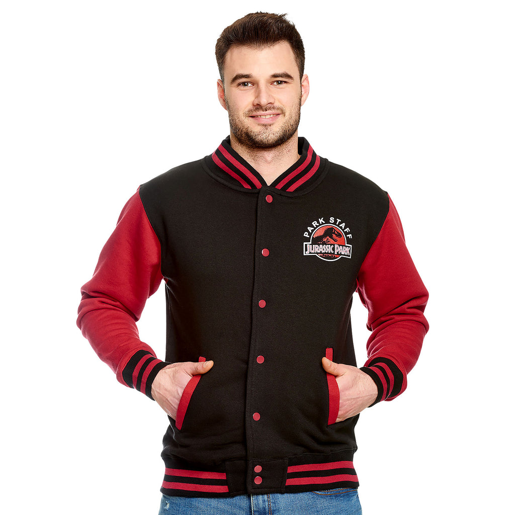 Produktbild Jurassic Park - Park Staff College Jacke schwarz-rot