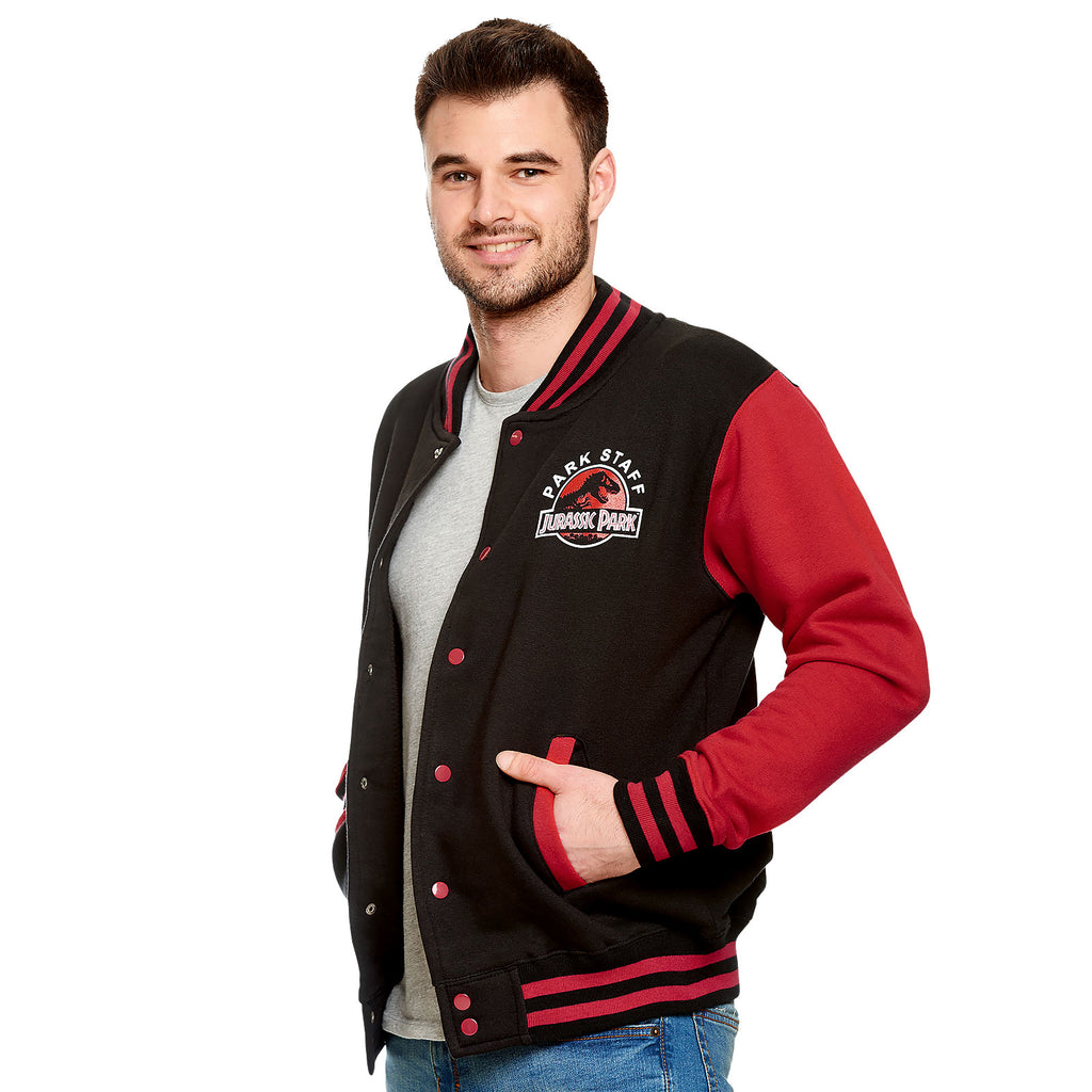 Produktbild Jurassic Park - Park Staff College Jacke schwarz-rot