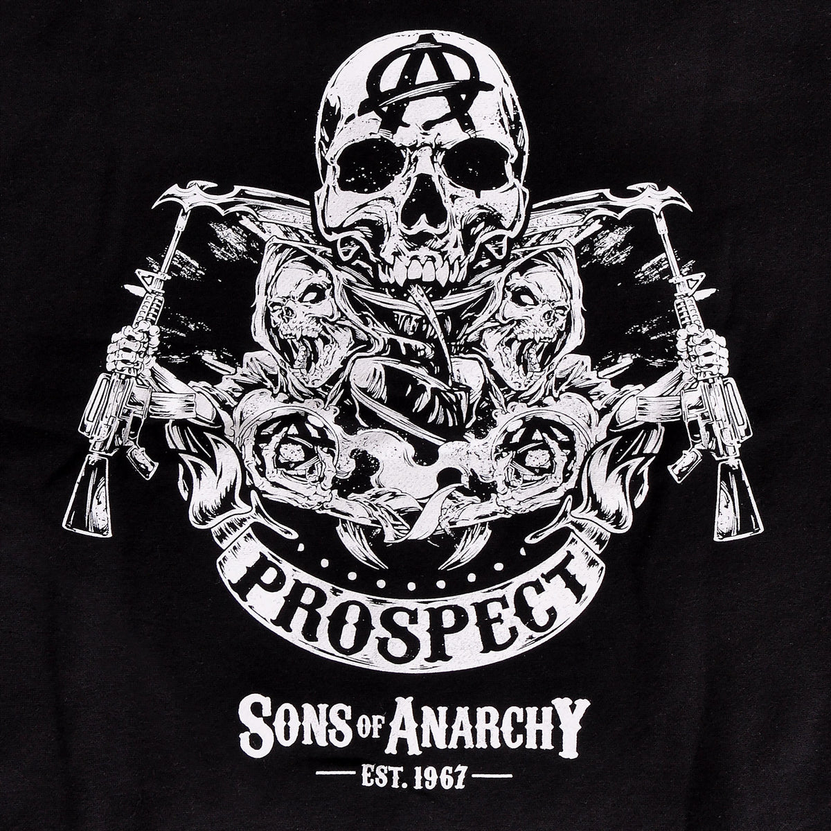 Immagine del prodotto Sons of Anarchy - Giacca universitaria Reaper & Prospect in nero e bianco