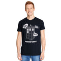 Immagine del prodotto Doctor Who - T-shirt blu Tardis Knock Knock