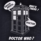 Immagine del prodotto Doctor Who - T-shirt blu Tardis Knock Knock