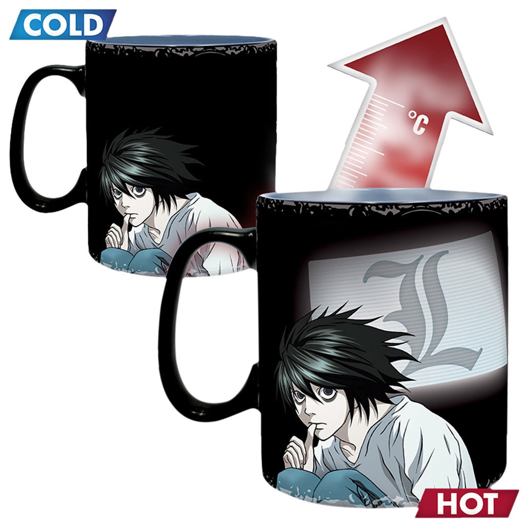 Produktbild Death Note - Light Yagami & L Lawliet Thermoeffekt Tasse