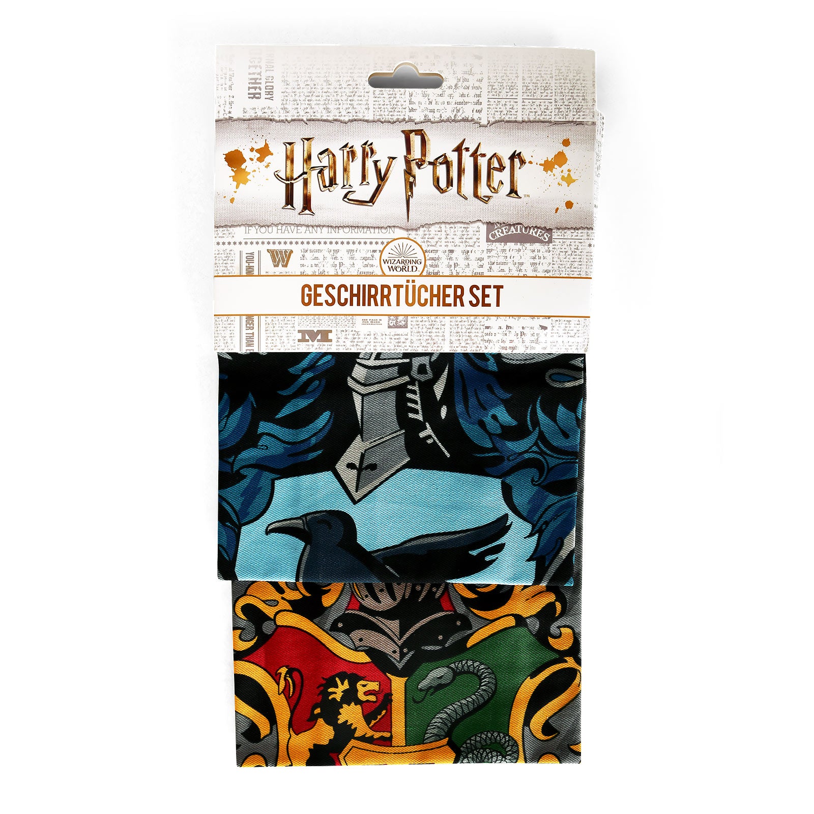 Image produit Harry Potter - Set de torchons Ravenclaw & Hogwarts