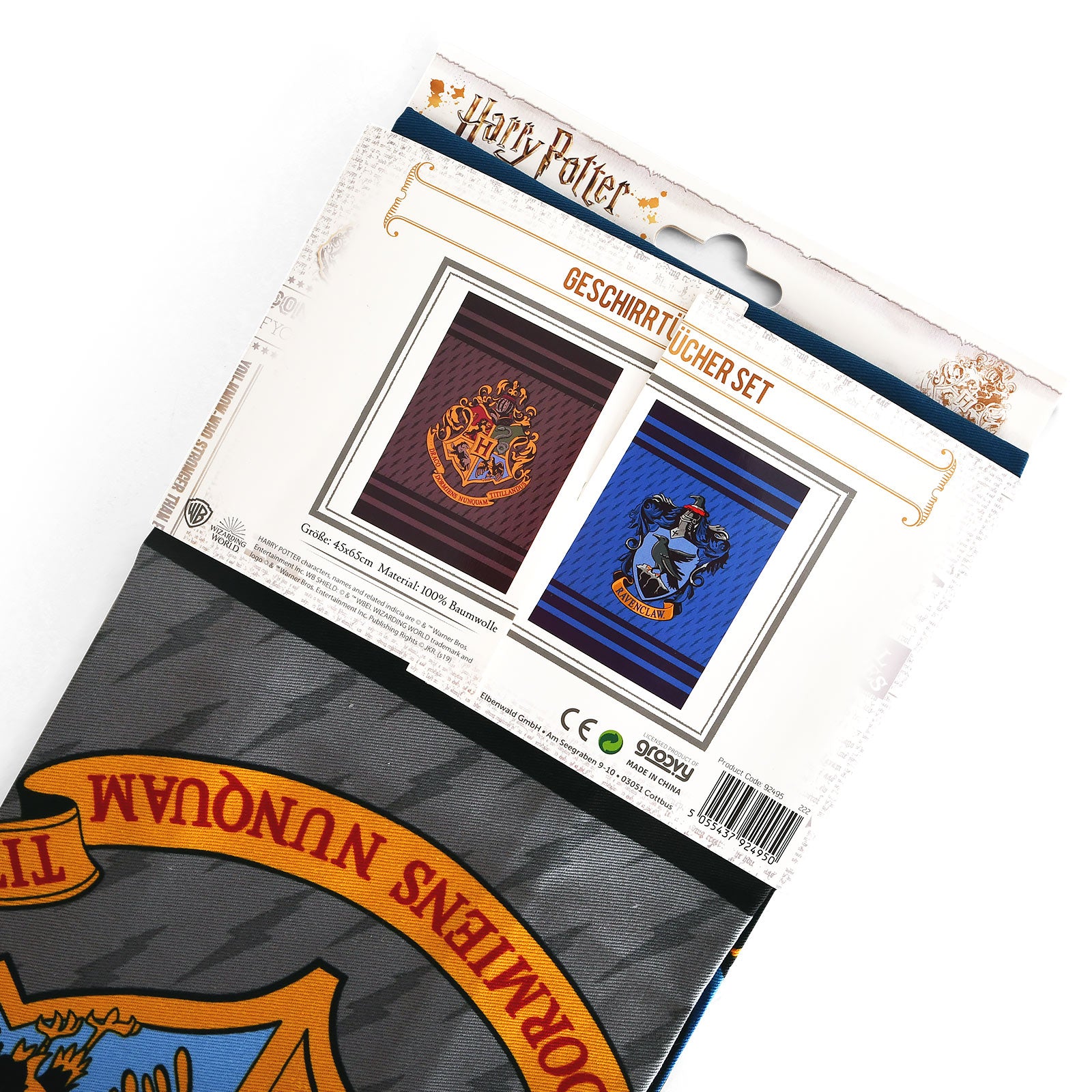Image produit Harry Potter - Set de torchons Ravenclaw & Hogwarts