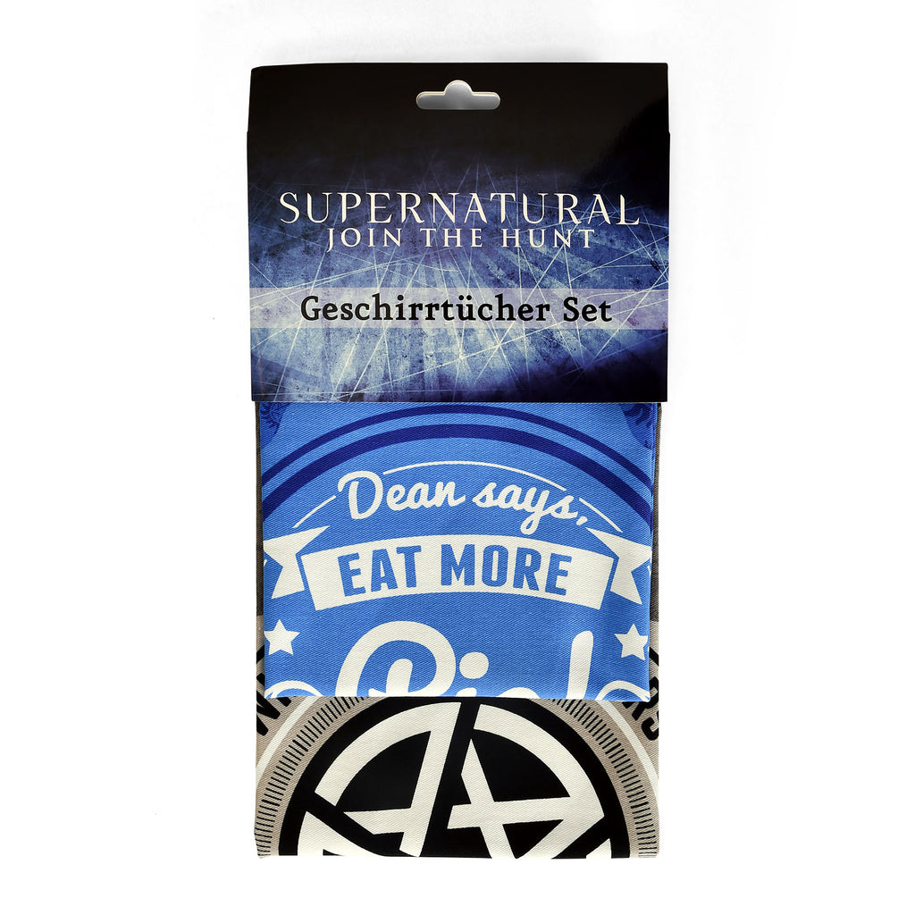 Produktbild Supernatural - Winchester Hunt Geschirrtücher Set