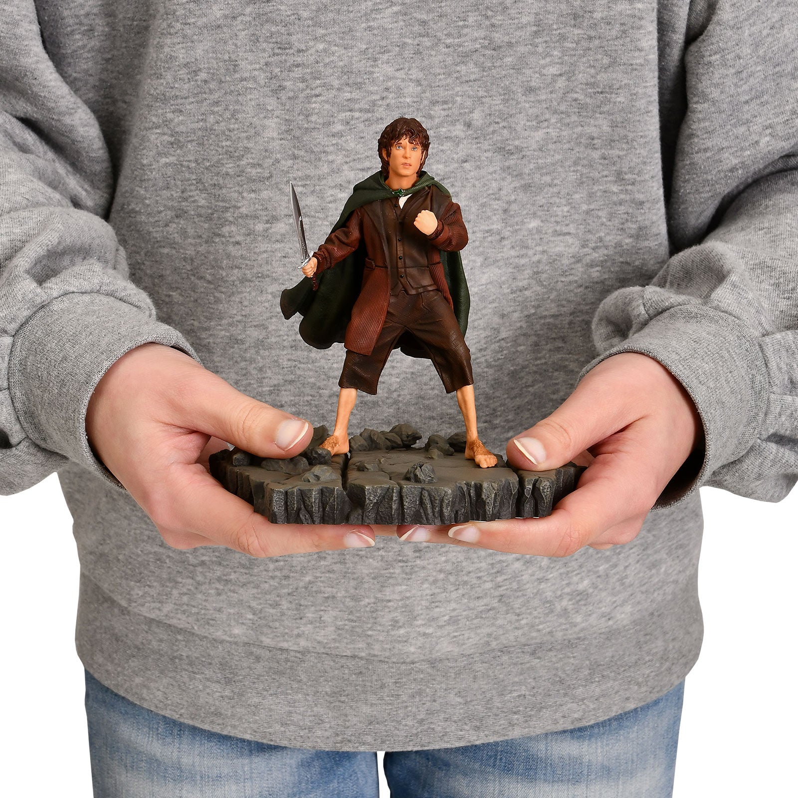 Produktbild Der Herr der Ringe - Frodo BDS Art Scale Deluxe Statue 14 cm