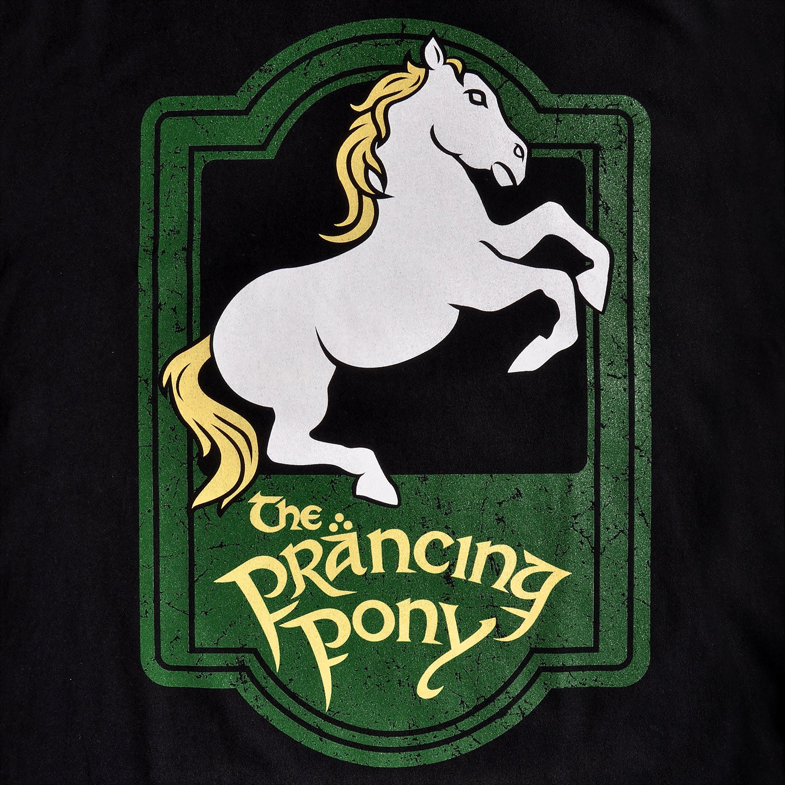 Image produit Seigneur des Anneaux - T-shirt noir avec logo du Poney Fringant