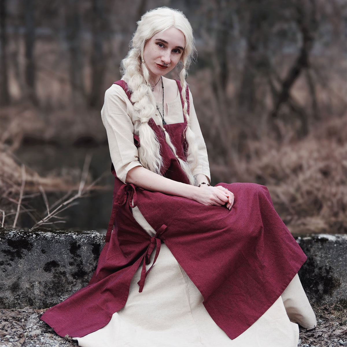 Produktbild Mittelalter Unterkleid Silja beige