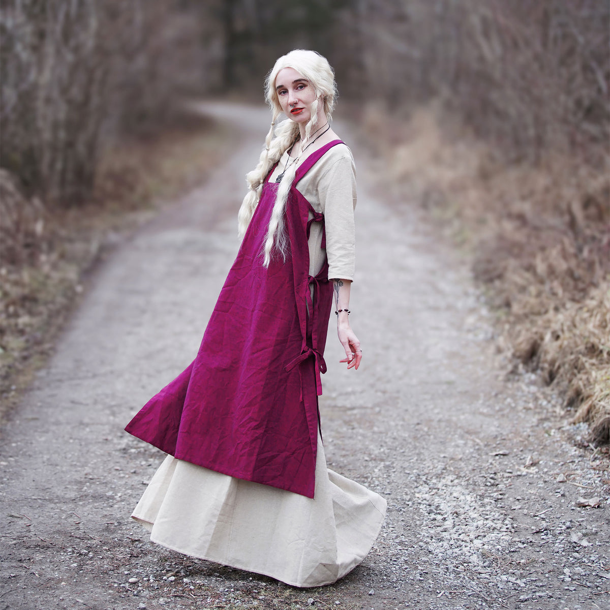 Produktbild Mittelalter Unterkleid Silja beige