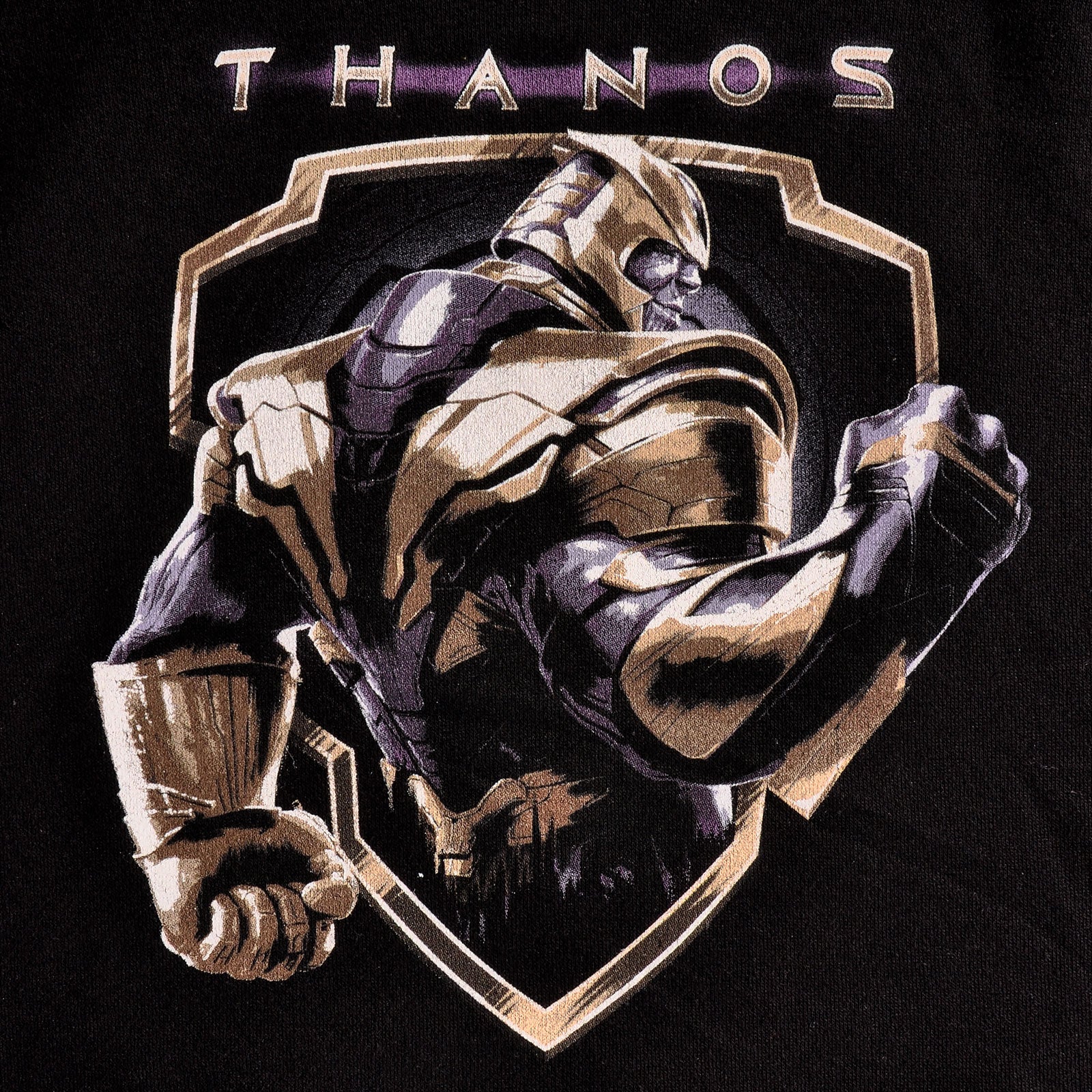 Produktbild Avengers - Thanos Crest Hoodie schwarz