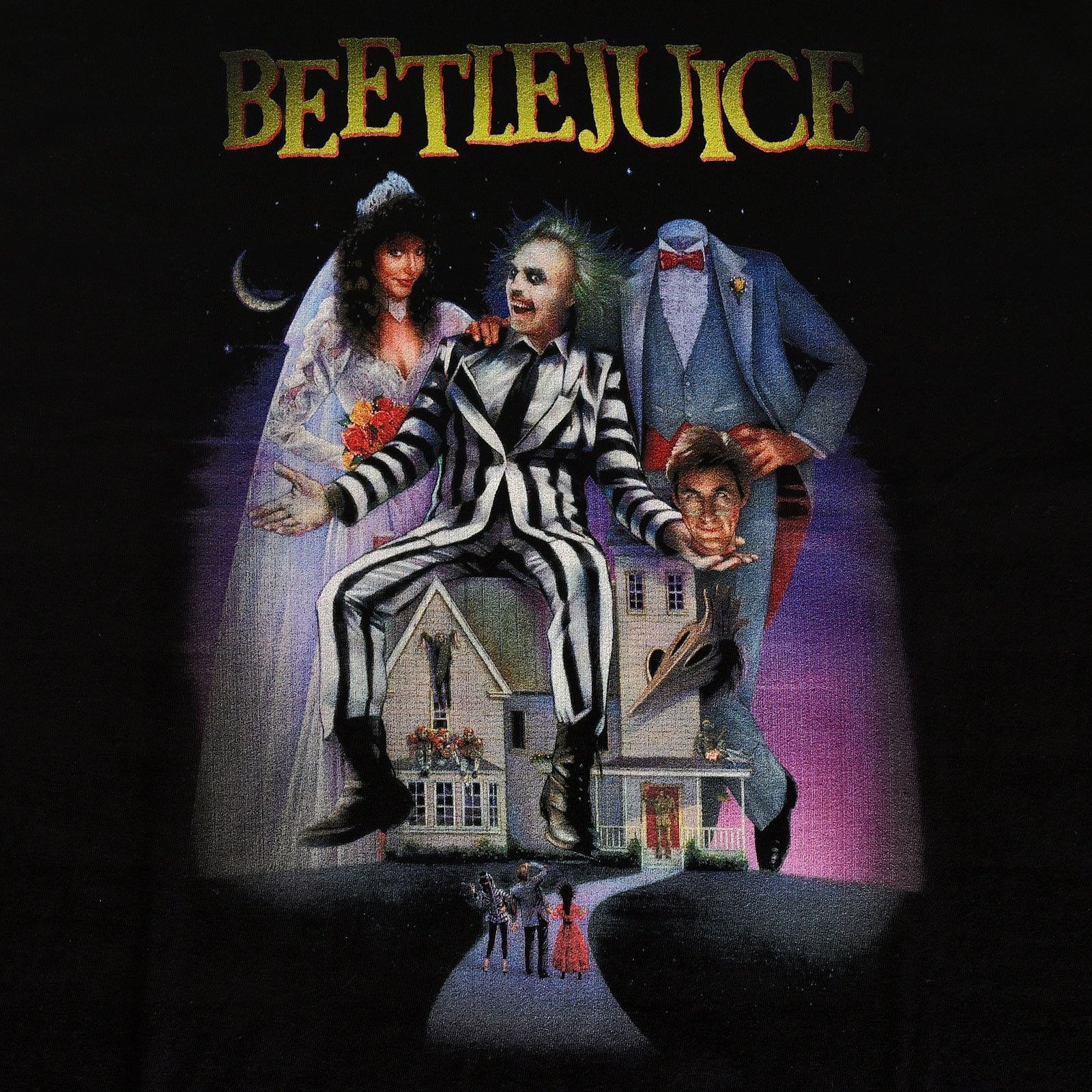 Produktbild Beetlejuice - Movie Poster T-Shirt schwarz