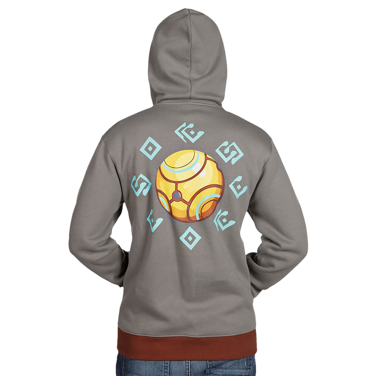 Immagine del prodotto Overwatch - Felpa con cappuccio Zenyatta Ultimate grigia