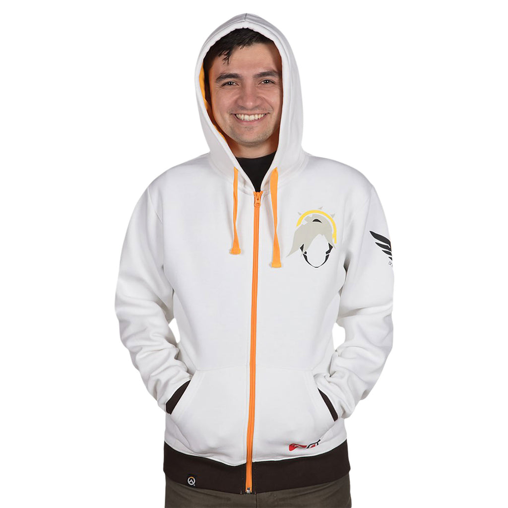 Image produit Overwatch - Mercy Ultimate Sweat à capuche blanc