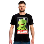 Image produit Muppets - T-shirt Poster Kermit noir