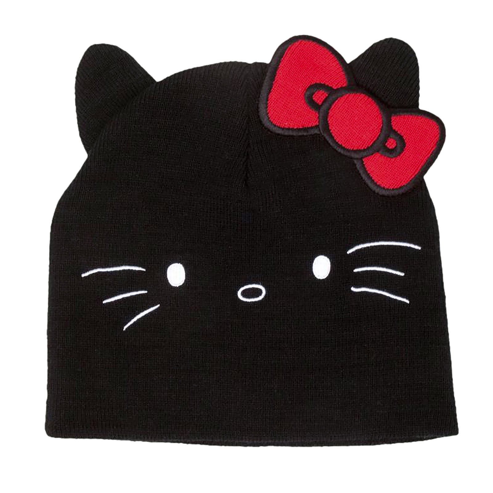 Image produit Bonnet Hello Kitty avec oreilles et noeud