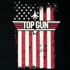 Produktbild Top Gun - Distressed Flag T-Shirt schwarz