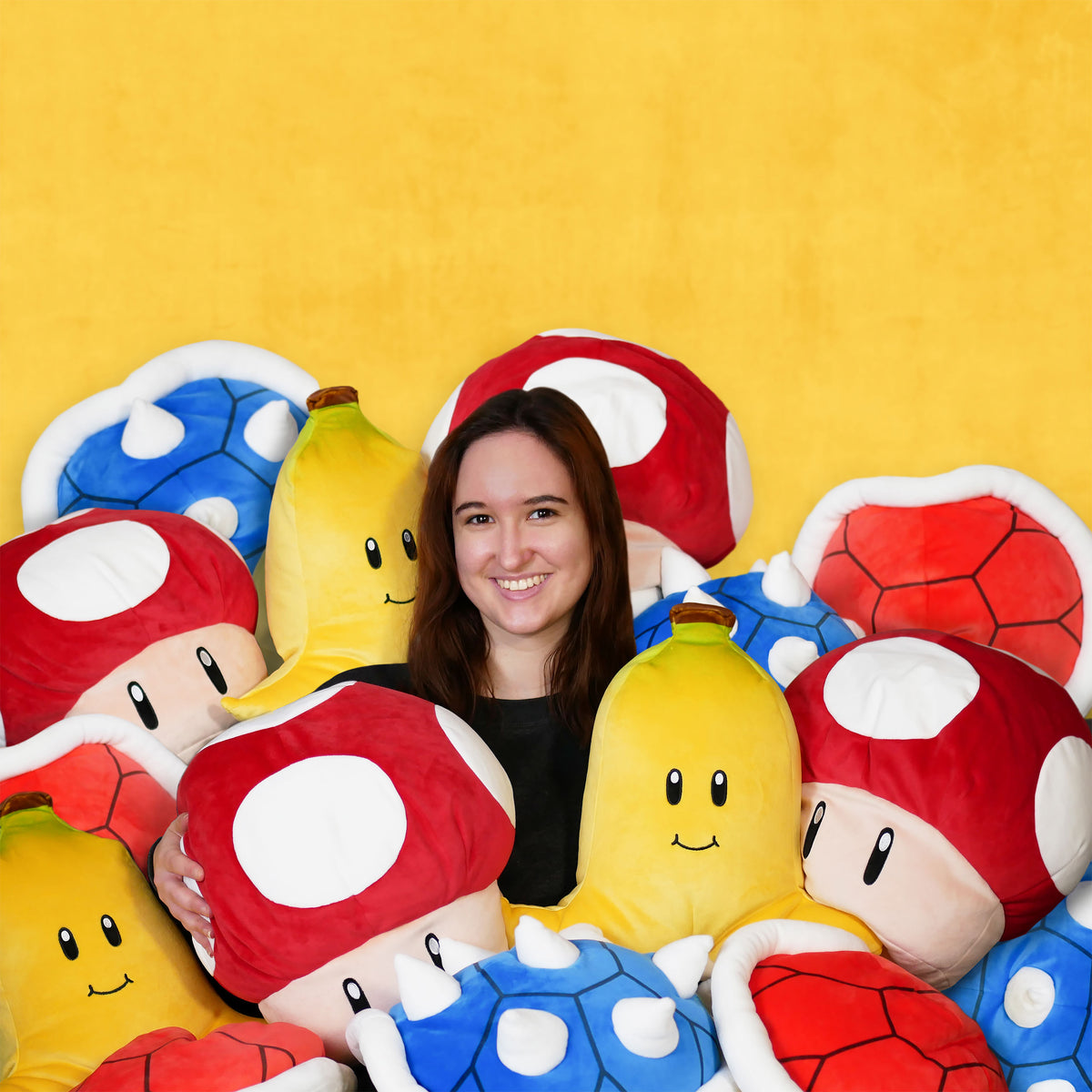 Produktbild Super Mario - Banane Plüsch Figur XL