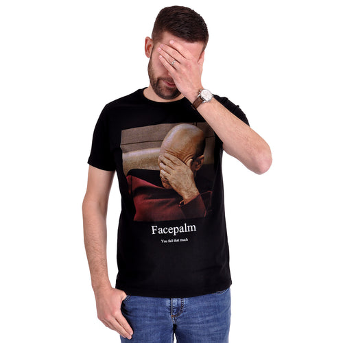 Image produit Star Trek - T-shirt Picard Facepalm noir