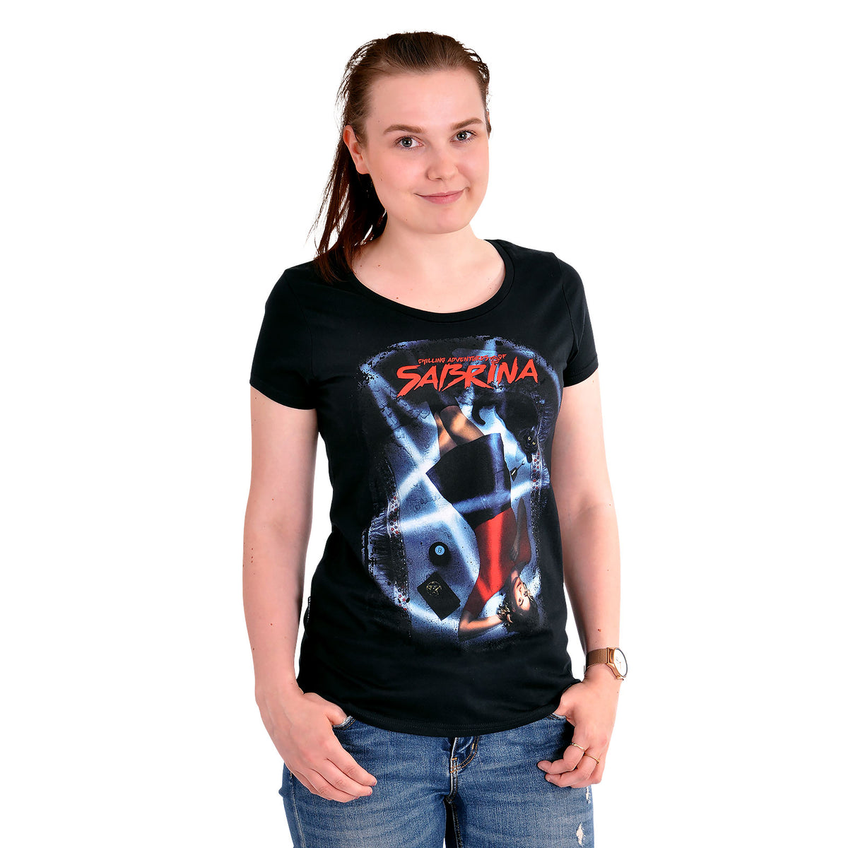 Image produit Chilling Adventures of Sabrina - T-shirt Poster Femme noir
