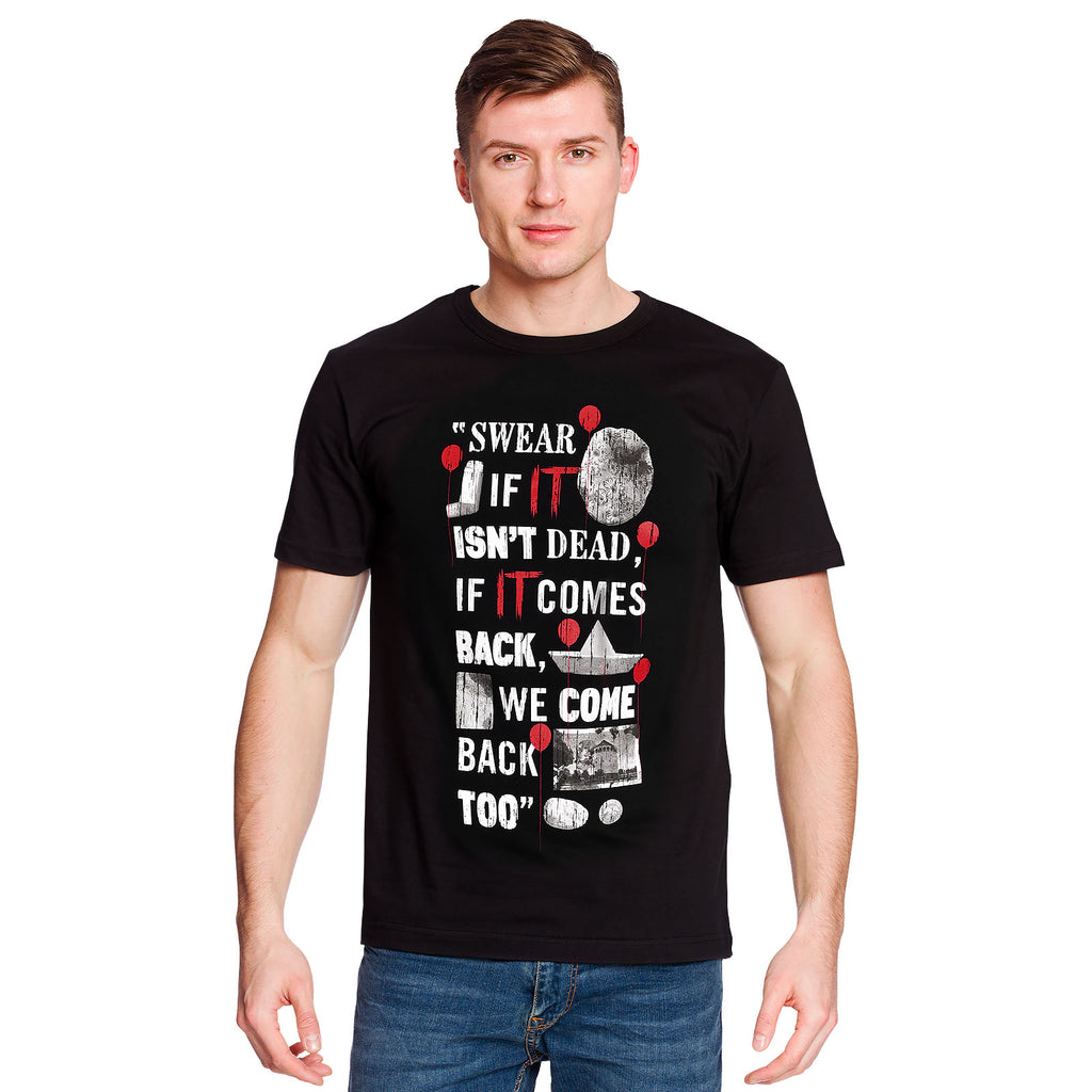 Immagine del prodotto Stephen King's IT - T-shirt nera del giuramento di sangue