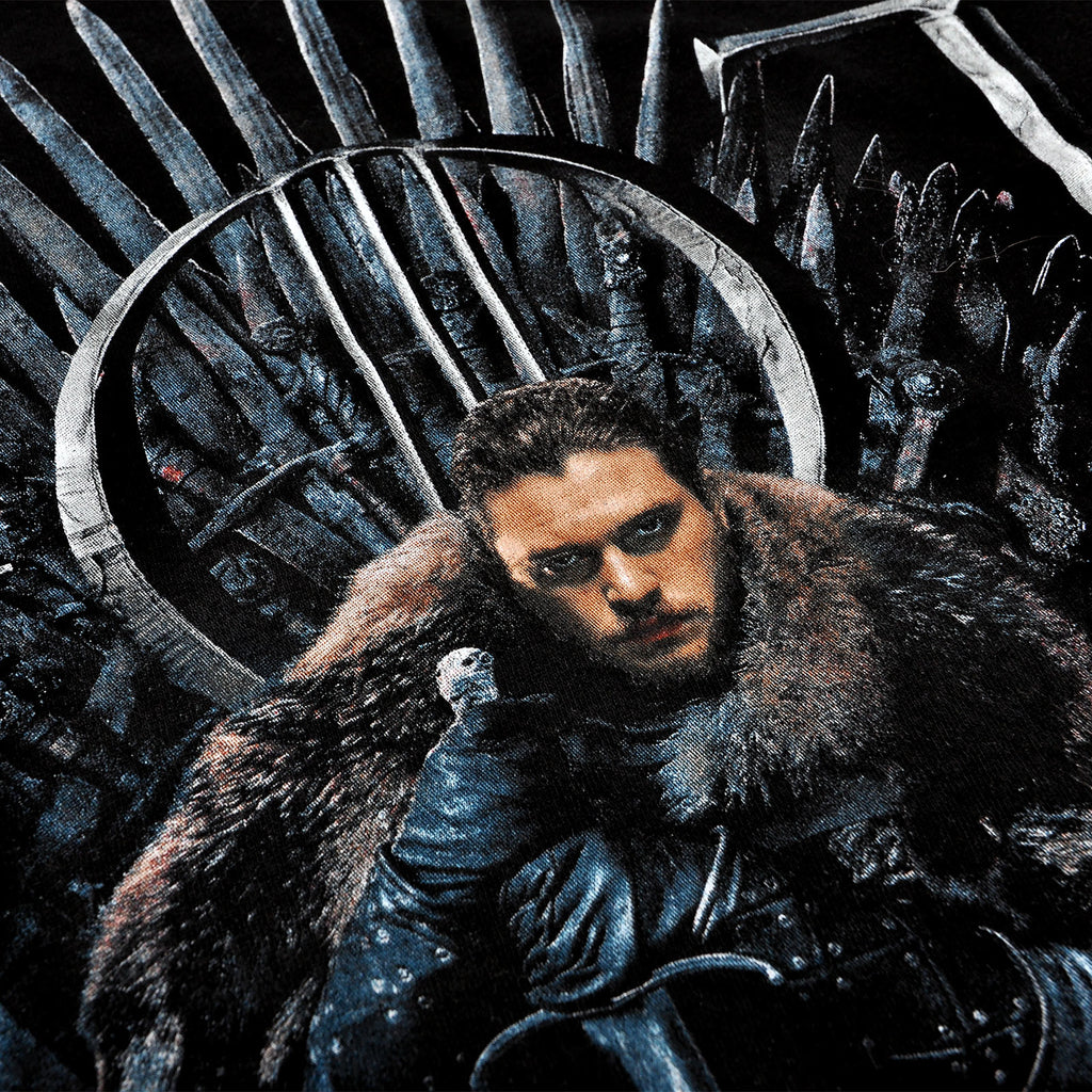Immagine del prodotto Game of Thrones - T-shirt nera Jon Snow For The Throne