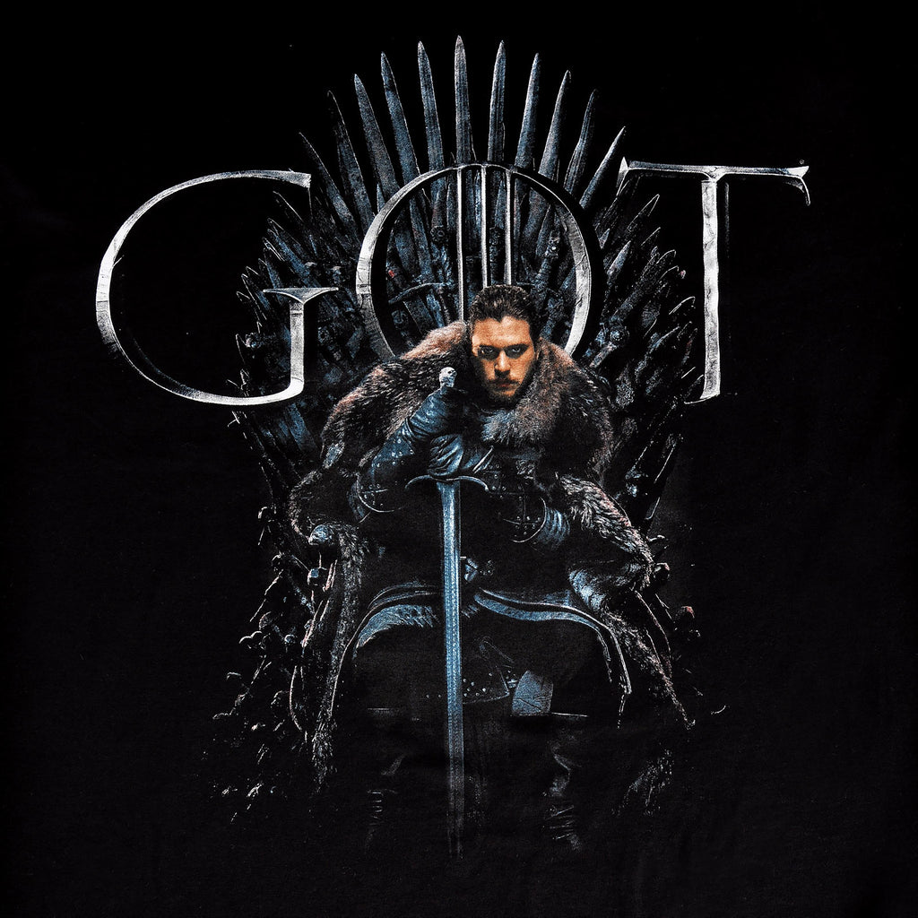 Immagine del prodotto Game of Thrones - T-shirt nera Jon Snow For The Throne