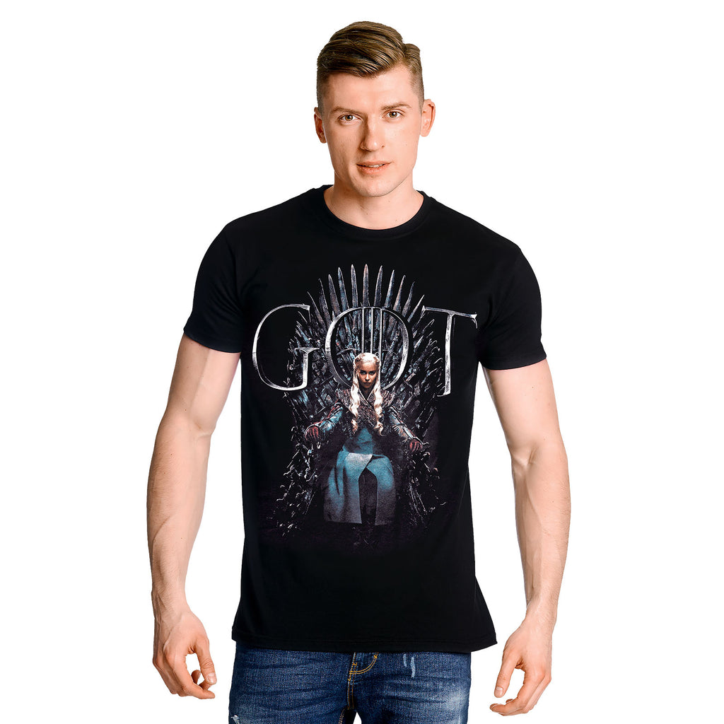 Immagine del prodotto Game of Thrones - T-shirt nera Daenerys For The Throne