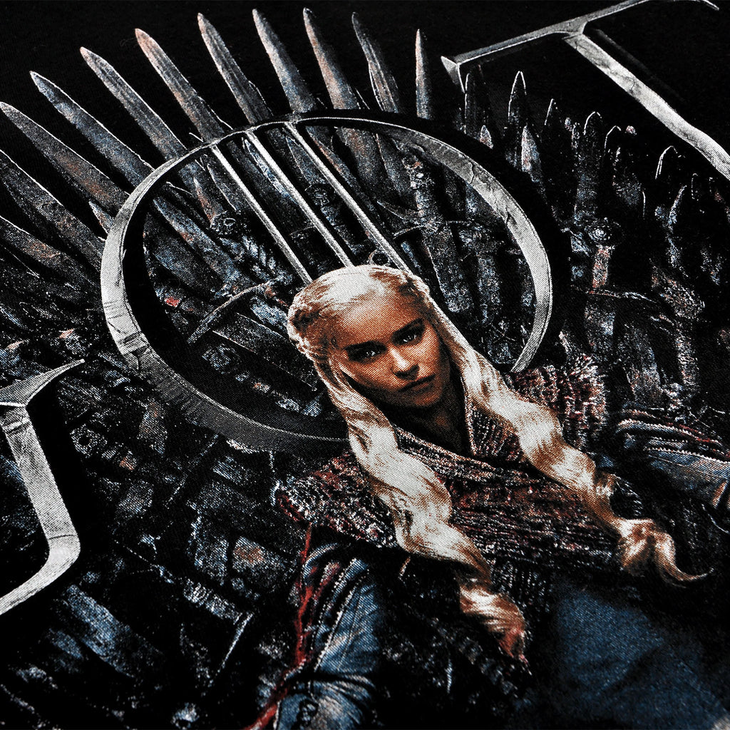 Immagine del prodotto Game of Thrones - T-shirt nera Daenerys For The Throne