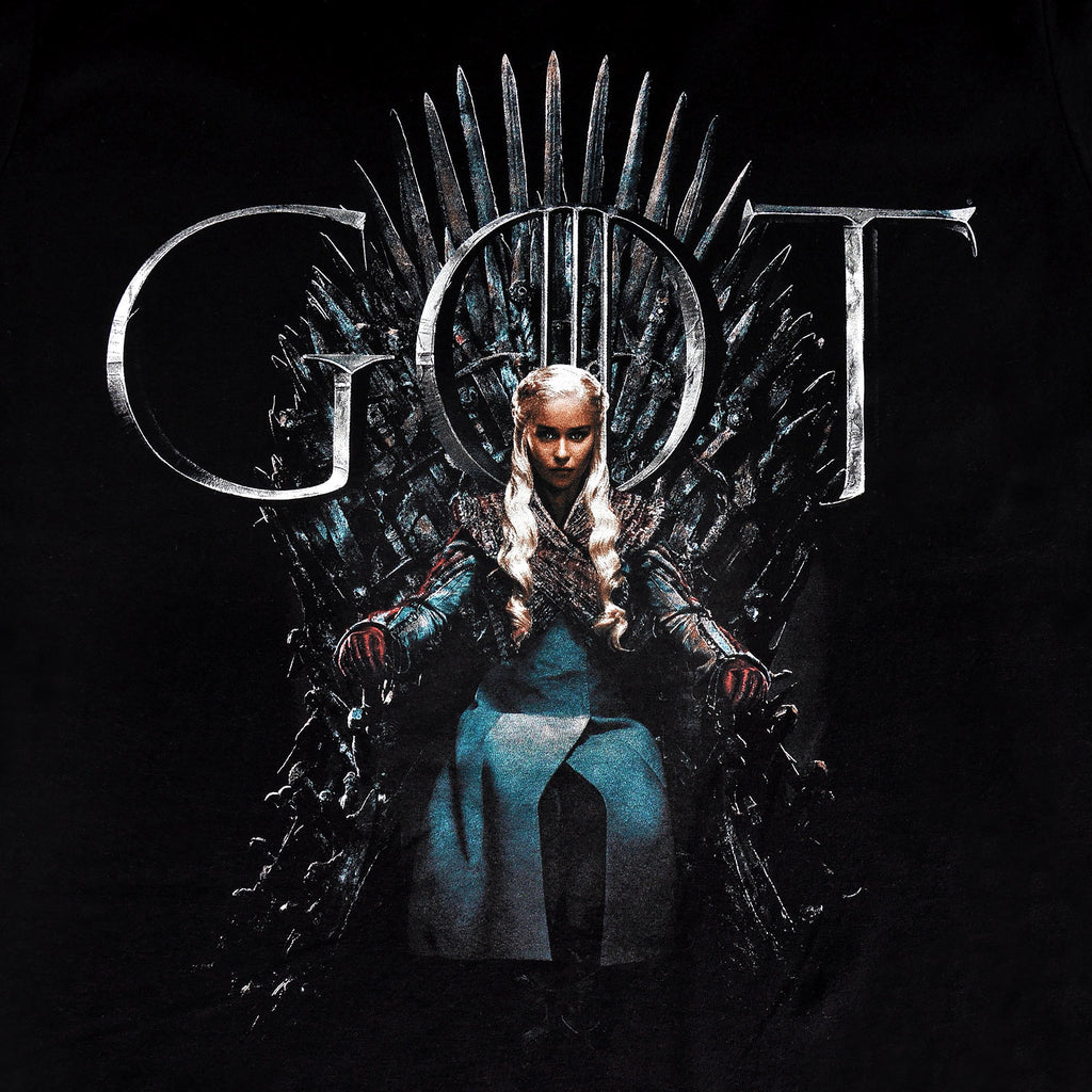 Immagine del prodotto Game of Thrones - T-shirt nera Daenerys For The Throne